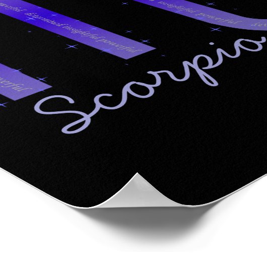 Scorpio-Poster Poster (Hoek)