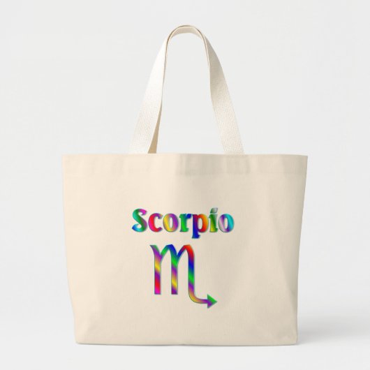 Scorpio Rainbow Grote Tote Bag (Voorkant)
