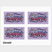 Scorpio Rechthoekige Sticker (Vel)
