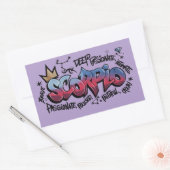 Scorpio Rechthoekige Sticker (Envelop)