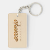 Scorpio-reflectie Sleutelhanger (achterkant)