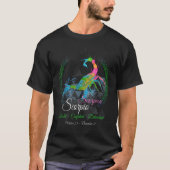 Scorpio Retro Sunset Zodiac Sign Birthday T-shirt (Voorkant)