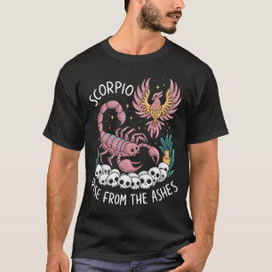Scorpio Rising: Phoenix van de dierenriem T-shirt