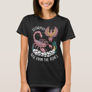 Scorpio Rising: Phoenix van de dierenriem T-shirt