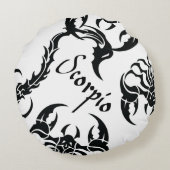Scorpio Rond Kussen (Achterkant)