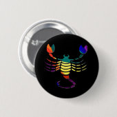 Scorpio Ronde Button 5,7 Cm (Voorkant /achterkant)