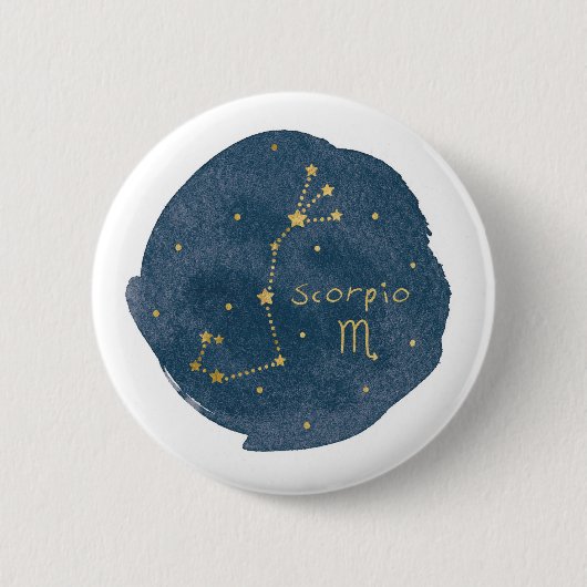 Scorpio Ronde Button 5,7 Cm (Voorkant)