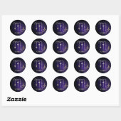 Scorpio Ronde Sticker (Vel)
