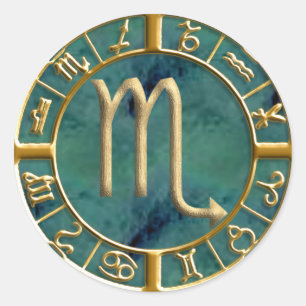 Scorpio Ronde Sticker