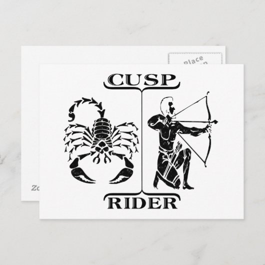 Scorpio/Sagittarius Briefkaart (Voorkant / Achterkant)