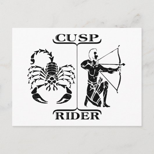Scorpio/Sagittarius Briefkaart (Voorkant)