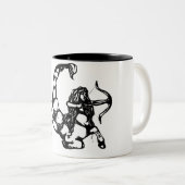 Scorpio & Sagittarius "Cusper" Tweekleurige Koffiemok (Voorkant rechts)
