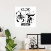 Scorpio/Sagittarius Poster (Thuiskantoor)