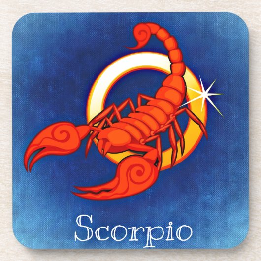 Scorpio, Scorpion Drankjes Onderzetter (Voorkant)