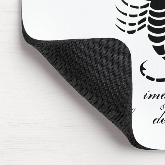 Scorpio Scorpion eigenschappen Grieks-stijl Z Muismat (Hoek)