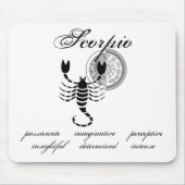 Scorpio Scorpion eigenschappen Grieks-stijl Z Muismat (Voorkant)