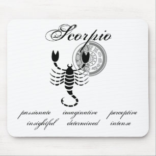  Scorpio Scorpion eigenschappen Grieks-stijl Z Muismat