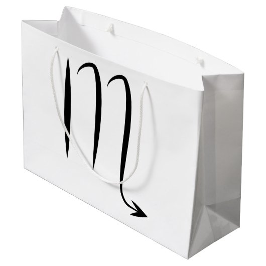 scorpio scorpion grieks astrologie zodiahoroscoop large cadeautasje (Achterkant Gekanteld)