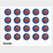 Scorpio, Scorpion Ronde Sticker (Vel)