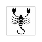scorpio scorpion zodiac art stamp rubberstempel (Afrduk)