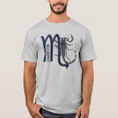 Scorpio Scorpion Zodiac Symbol Mannen T-shirt (Voorkant)