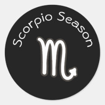 Scorpio Seizoen Astrologie Zodiac Sign Black