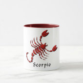 Scorpio Sign Ceramic Coffee Mok (Midden)
