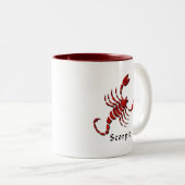 Scorpio Sign Coffee Mok (Voorkant rechts)