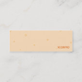 Scorpio - Skinny Mini Visitekaartje (Achterkant)