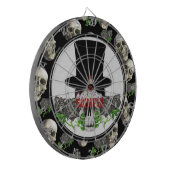 Scorpio Skull Dartbord (Voorkant Links)