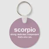 SCORPIO SLEUTELHANGER (Voorkant)