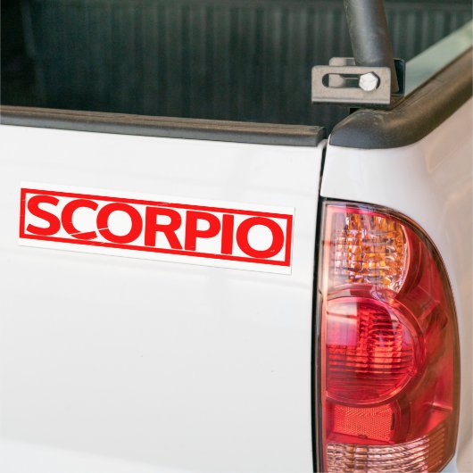 Scorpio Stamp Bumpersticker (Op Truck)