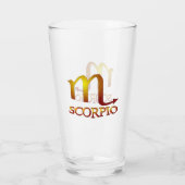 Scorpio Star Gold Glas (Achterkant)