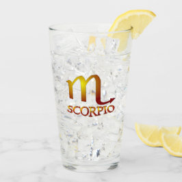 Scorpio Star Gold Glas