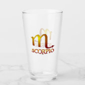 Scorpio Star Gold Glas (Voorkant)