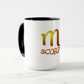 Scorpio Star Gold Mok (Voorkant links)