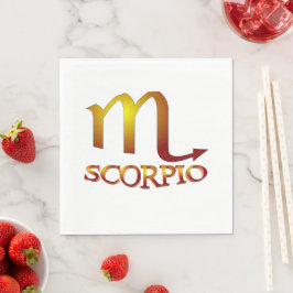 Scorpio Star Gold Servet