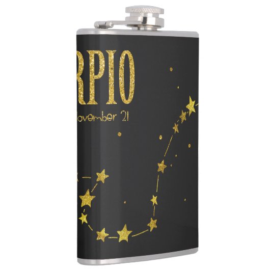 Scorpio Star Sign Heupfles (Rechts)