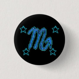 SCORPIO Stars Ronde Button 3,2 Cm