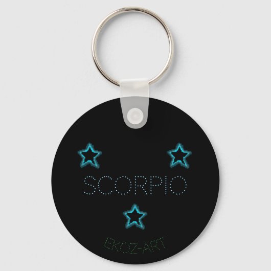 SCORPIO Stars Sleutelhanger (Achterkant)