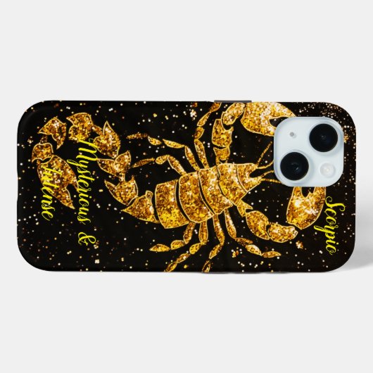 Scorpio-sterteken Case-Mate iPhone Case (Achterkant (horizontaal))