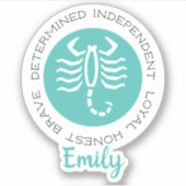 Scorpio Sticker (Voorkant)