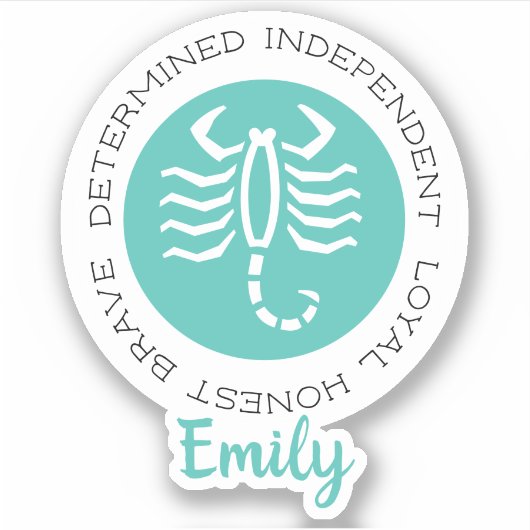 Scorpio Sticker (Voorkant)