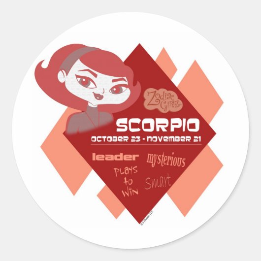 Scorpio Stickers (Voorkant)