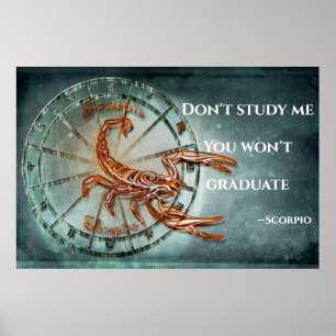 SCORPIO: Studeer me niet, U Afstuderen niet Poster