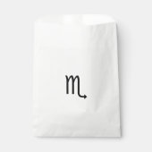 Scorpio Symbol Zodiac Bedankzakje (Voorkant)