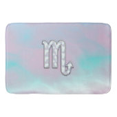 Scorpio-symbool in moeder van parelstijldecor badmat (Voorkant)