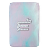 Scorpio-symbool in moeder van parelstijldecor badmat (Voorkant Verticaal)