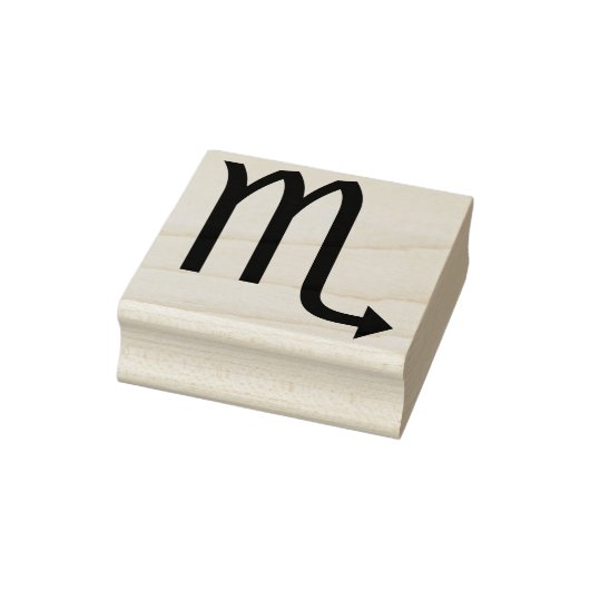 scorpio-symbool, kunststempel rubberstempel (Stempel)