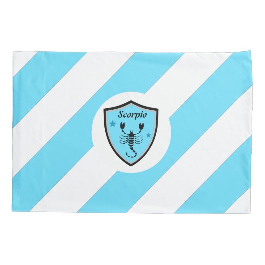 Scorpio-symbool Kussensloop (Achterkant)